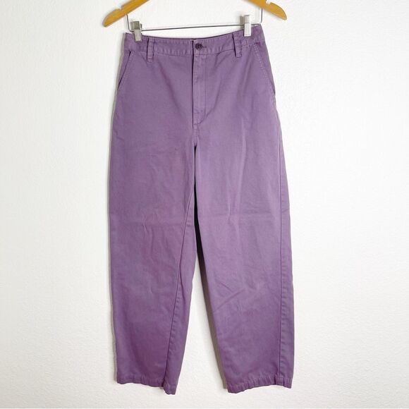 Sunday Best Aritzia Purple Denim Straight Leg Jeans Size 6 - Picture 1 of 4